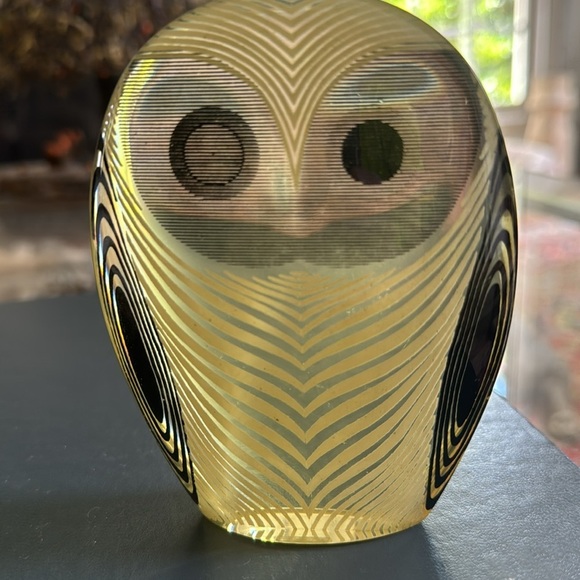 Abraham Palatnik vintage MCM lucite owl - Picture 2 of 4